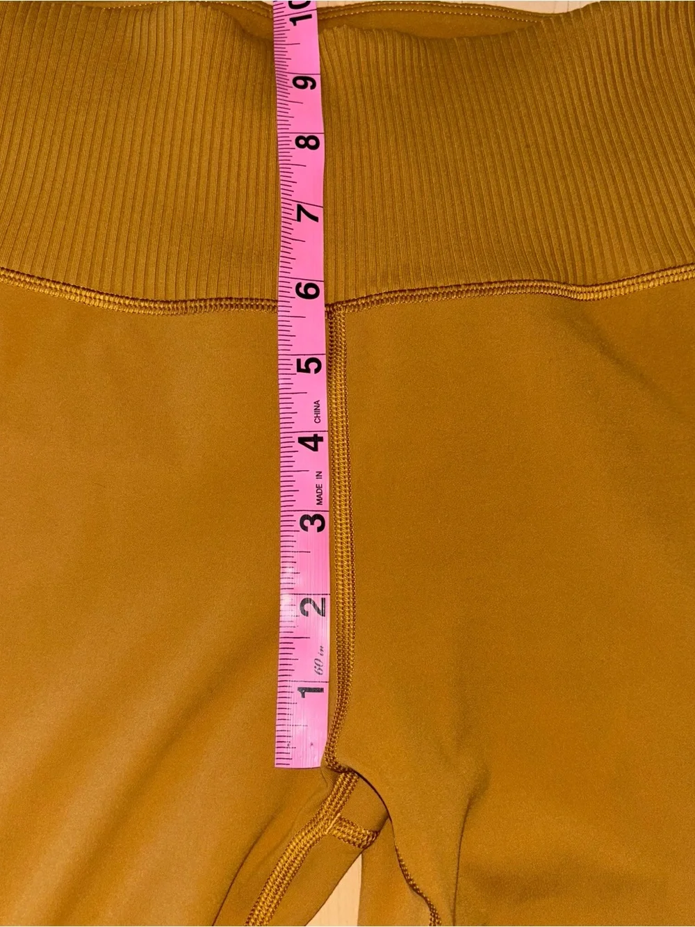 Vuori Rib Studio Legging Size XS DARK GOLDEN Women Performance‎ Leggings *FLAW - Picture 8 of 12